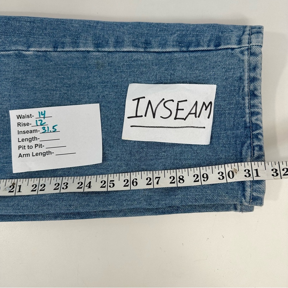 BDG Urban Outfitters High Rise Baggy Cotton Jean Women's Size 27 Lt Wash… - Picture 13 of 16
